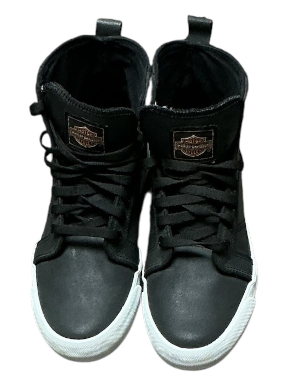 Harley-Davidson - Delmont Unisex Black High Top Sneakers